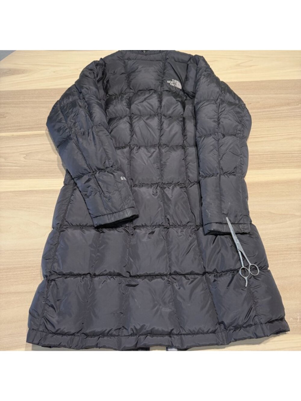 The North Face 600 Down Full Zip Quilted Parka Jacket Women's Medium M - Picture 6 of 7
